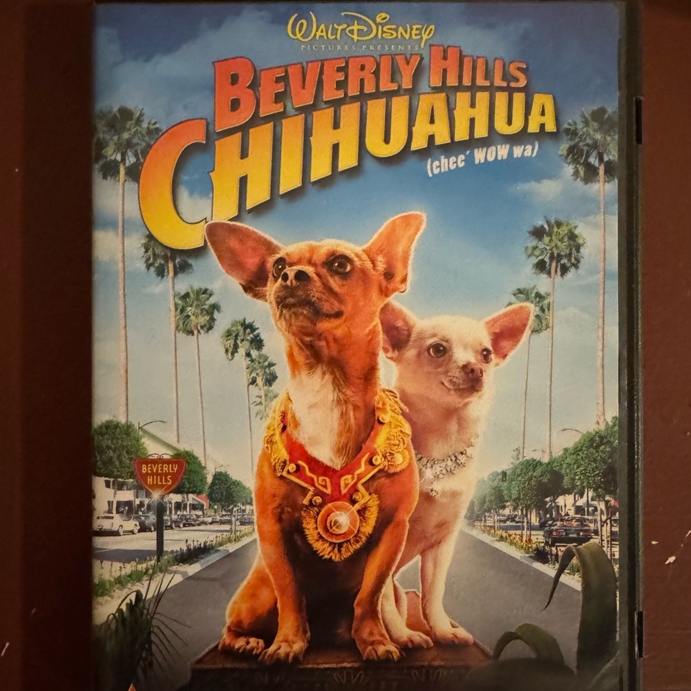 Disney Beverly Hills Chihuahua DVD - Silver and Black